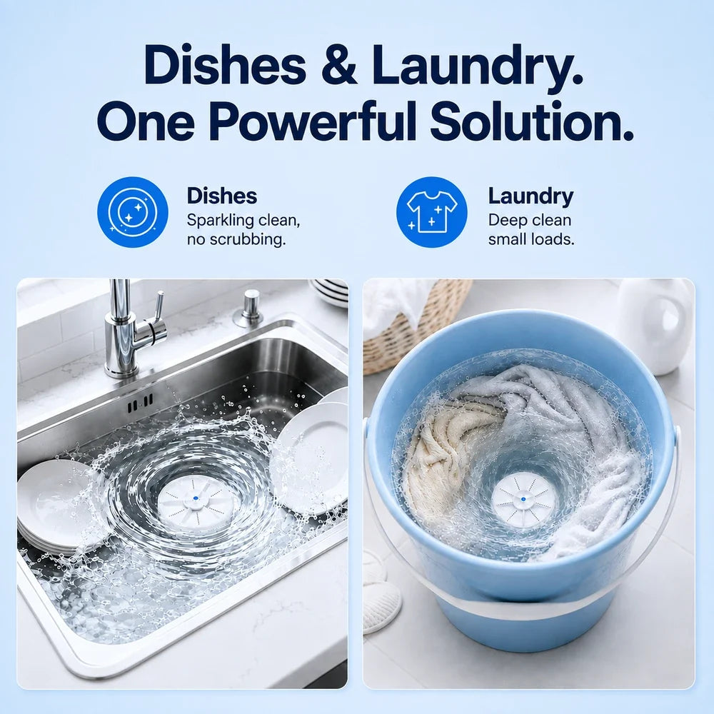 Portable Ultrasonic Washer