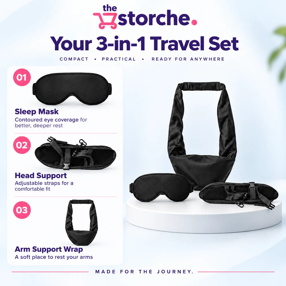 3-in-1 Travel Comfort Sleep Set